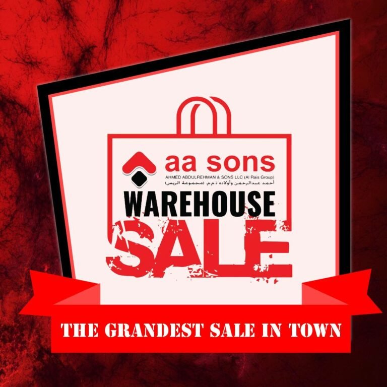 AA Sons Warehouse sale