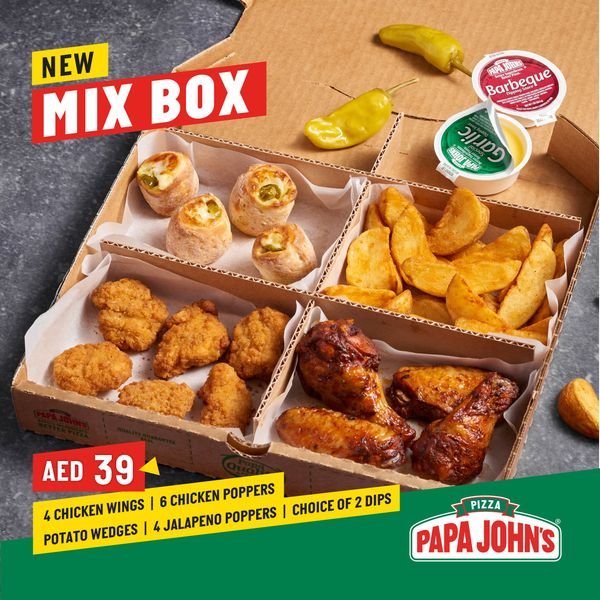 Papa Johns Dubai offers, December 2023