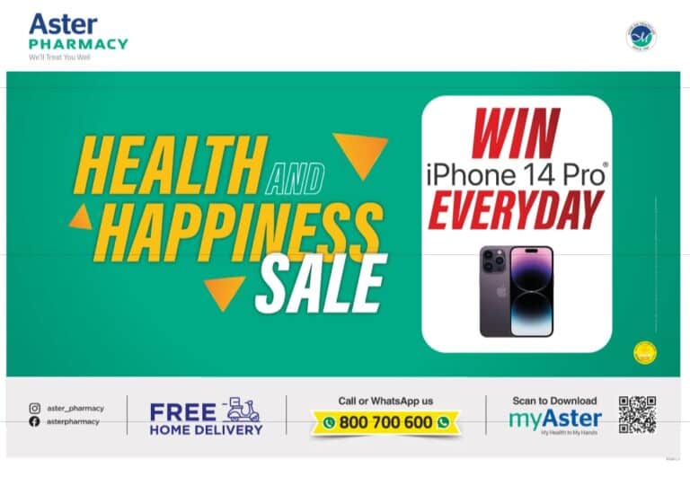 Aster Pharmacy Health & Happiness Sale