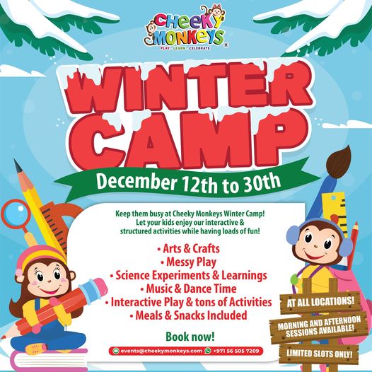 Winter Camps in Dubai | 2022 | dubaisavers.com