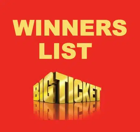 big ticket winners list