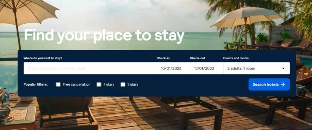 skyscanner hotel