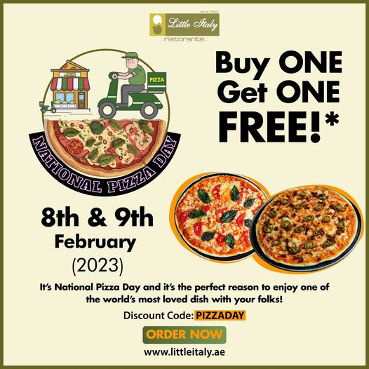 Little Italy National pizza day offer