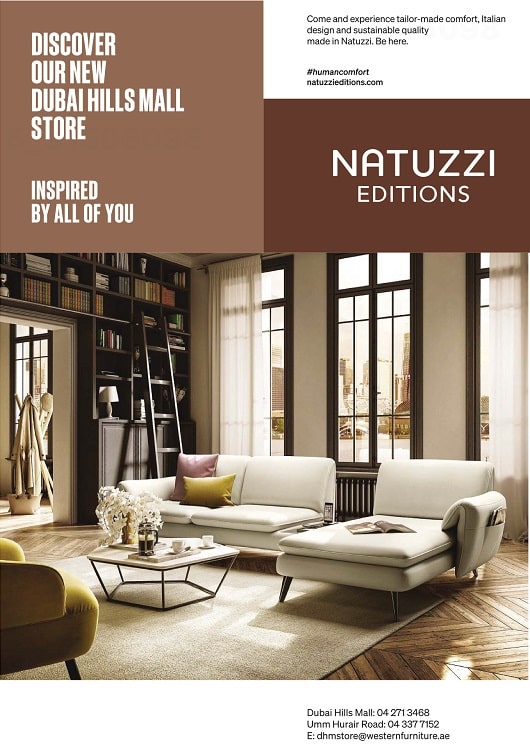 Natuzzi Store opens at Dubai Hills Mall
