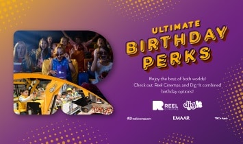 Birthday package offer at Reel Cinemas