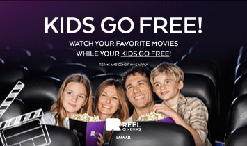 Kids go free Reel Cinemas offers