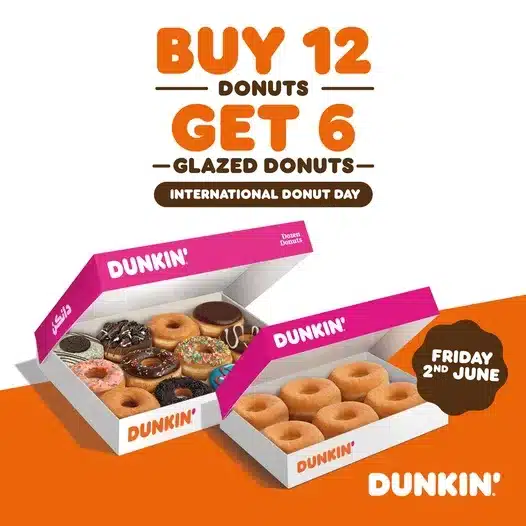 Dunkin’ International Donut day offer