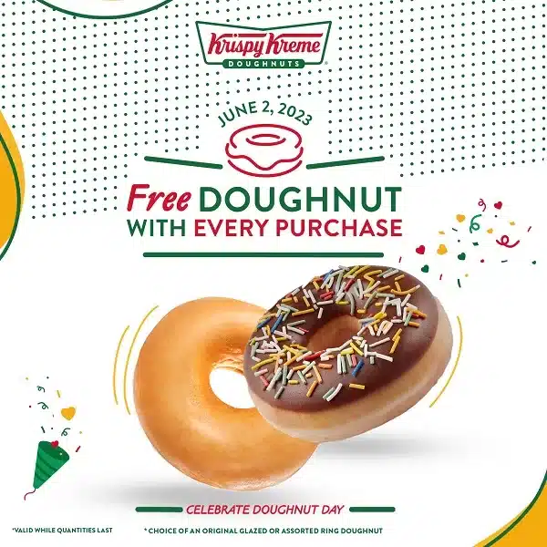Krispy Kreme Donut day offer