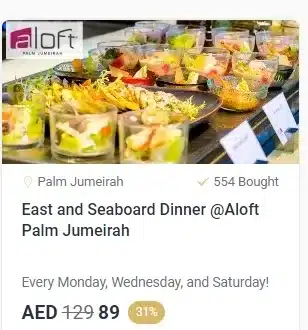 Aloft Dinner Buffet