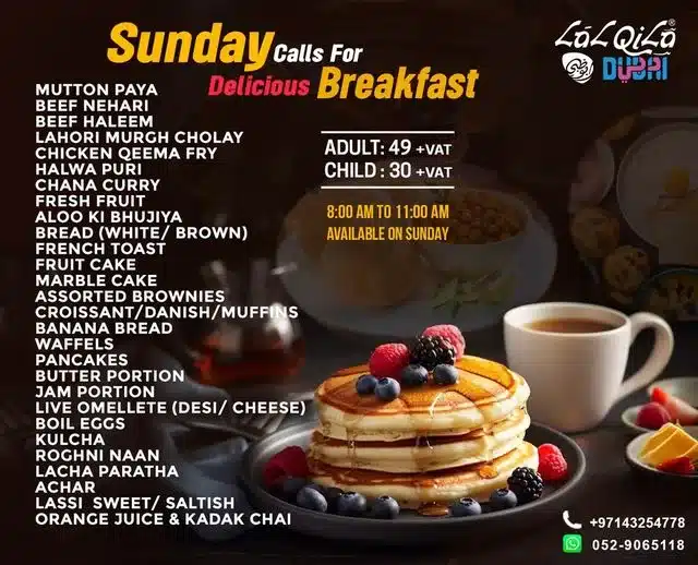 LalQila Restaurant Breakfast & Lunch offers