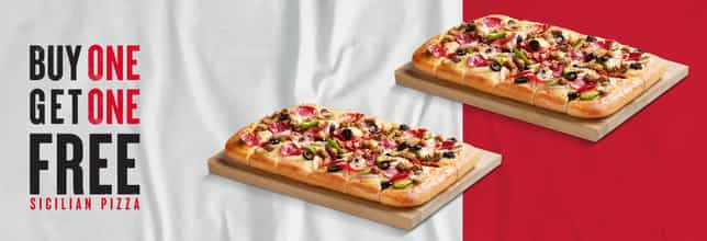 Pizza Hut Buy One Get One Free offer