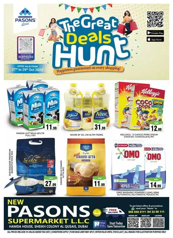 Pasons Hypermarket Great deals Hunt