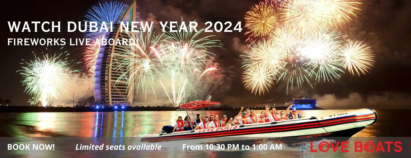 Love Boats – New Year’s Eve Fireworks Show