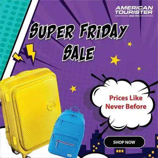American Tourister Super Friday sale