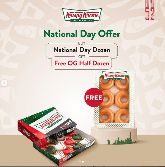 Krispy Kreme National day offer