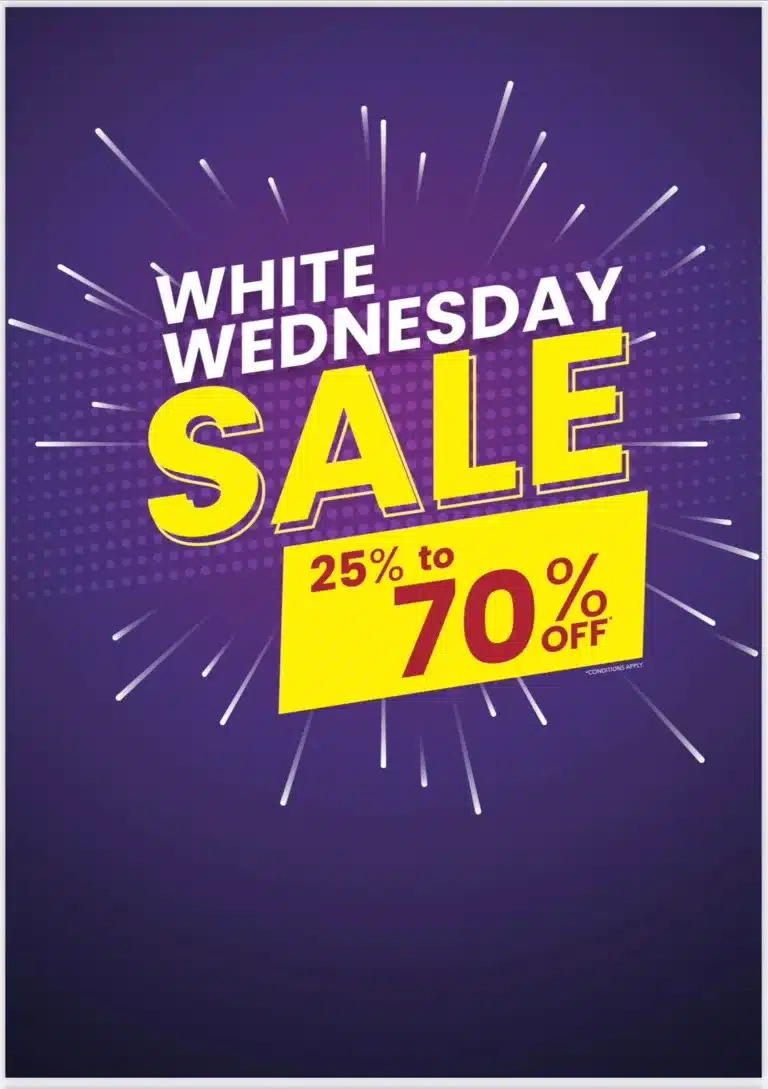 MAX White Wednesday Sale