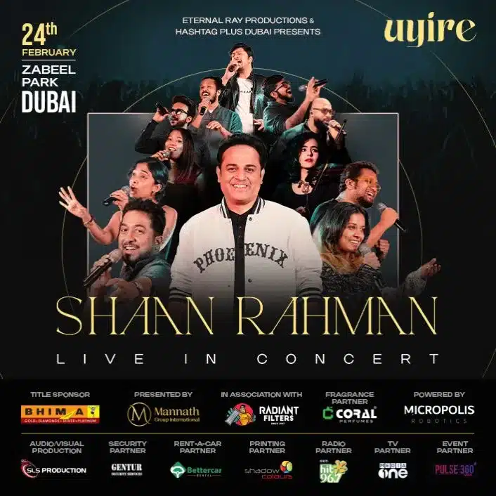 Uyire – Shaan Rahman Live in Concert