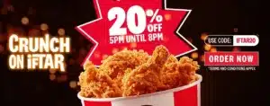 KFC Iftar offer