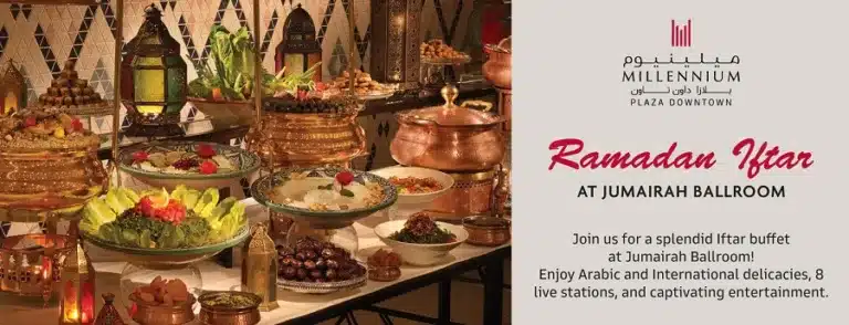 Ramadan Iftar Buffet at Millenium Plaza Downtown