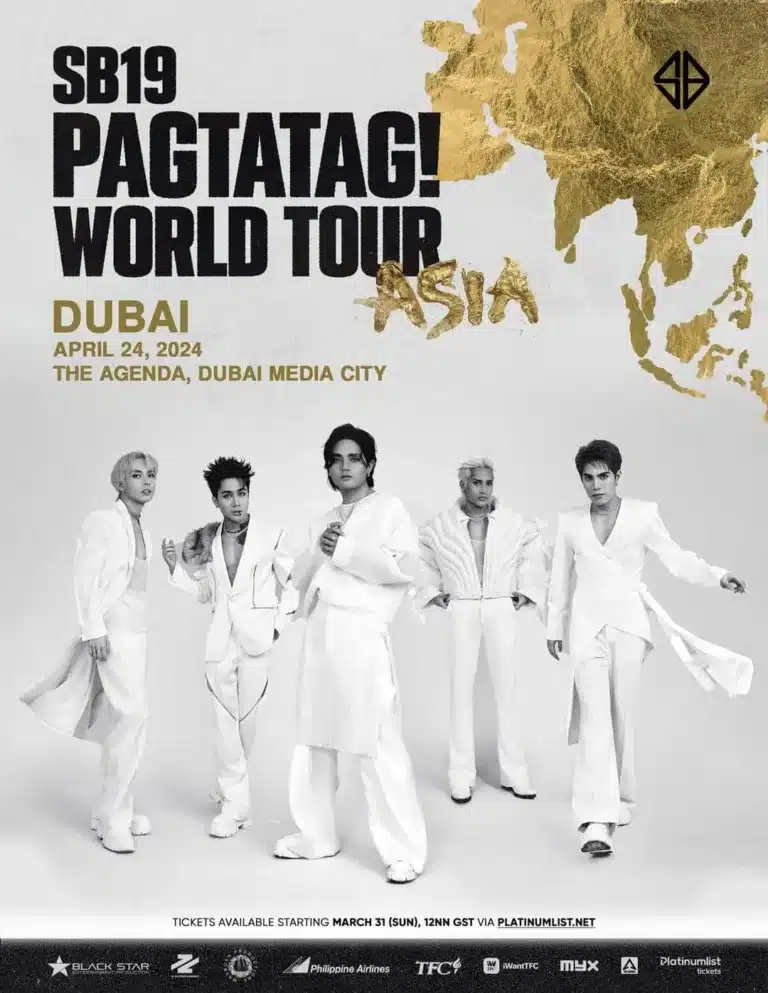 PAGTATAG! SB19 World Tour in Dubai
