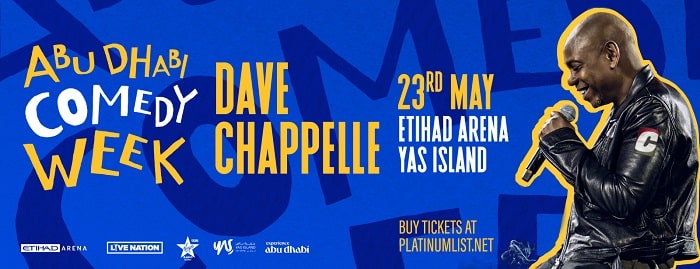 Dave Chappelle at Etihad Arena in Abu Dhabi