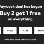 H&M Payweek deals