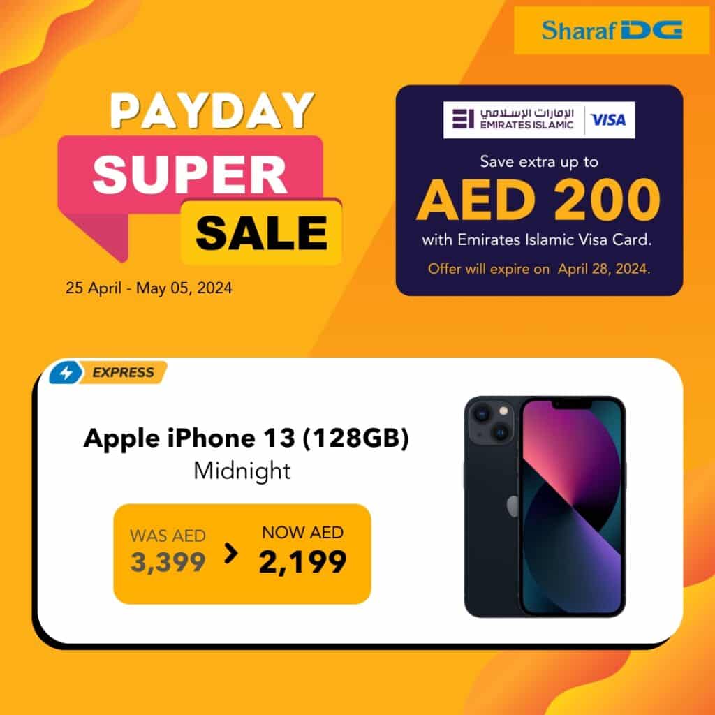 Sharaf DG Pay Day offers