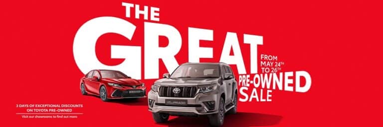 Toyota Great Pre-Owned sale