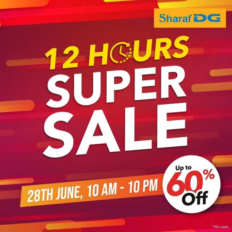 Sharaf DG 12 Hours Sale