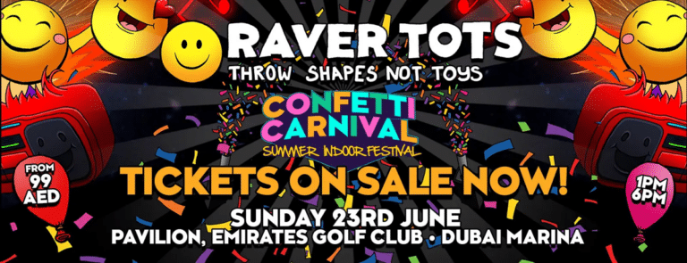 Raver Tots – Indoor summer confetti carnival