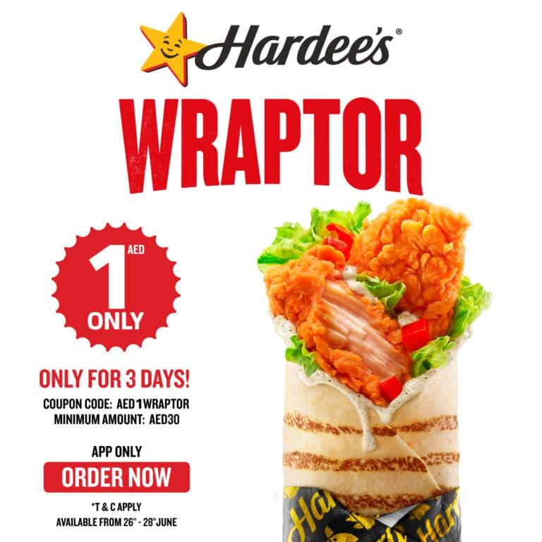 Hardee’s 3 days only offer