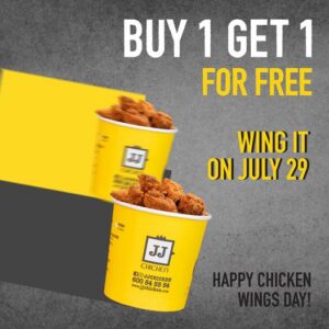JJ Chicken – Chicken Wings day offer