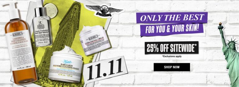 Kiehl’s 11:11 Sale