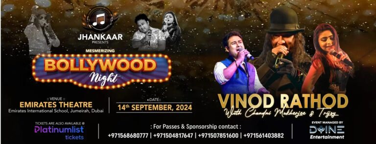 Bollywood Night with Vinod Rathod Live