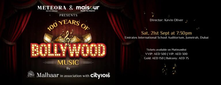 100 years of Bollywood Music: Live