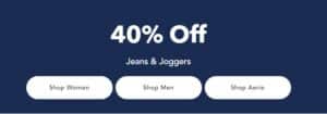 American Eagle Special offer