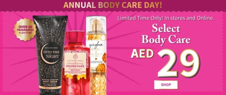 Bath & Body Works Annual Body Care day