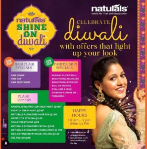 Naturals Salon Festive offer