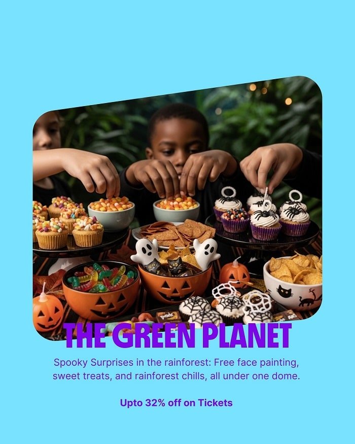 The Green Planet Halloween offer