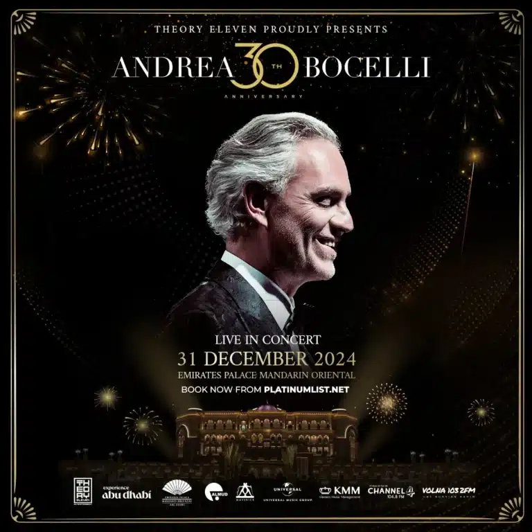 New Year’s Eve with Andrea Bocelli