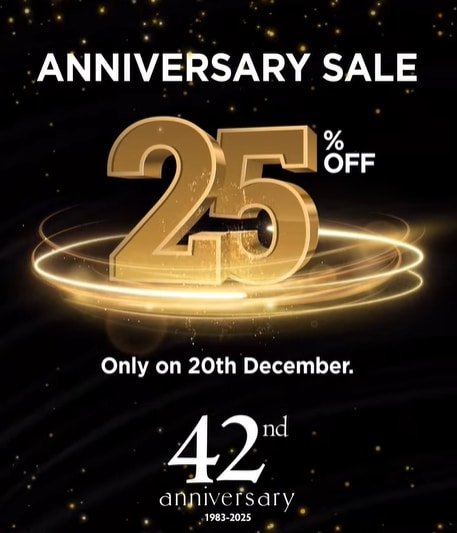 Dubai Duty Free Anniversary Promotion