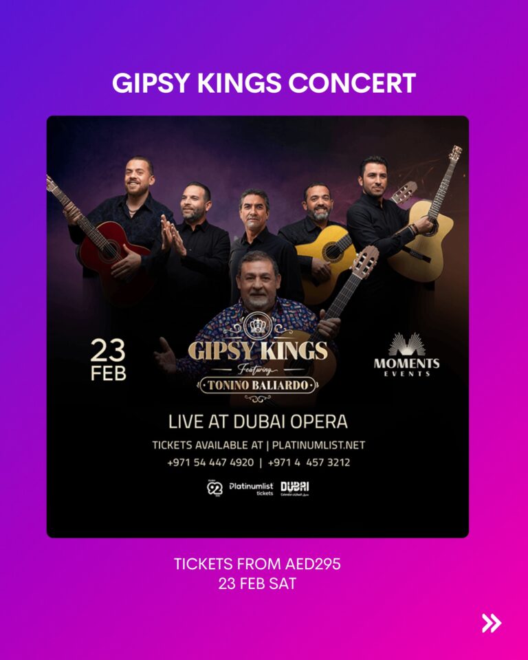 Gipsy King Concert at Dubai Opera