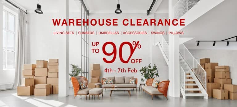 Rattan House Warehouse Clearance sale