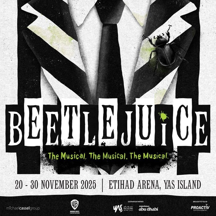 Beetlejuice The Musical at Etihad Arena in Abu Dhabi