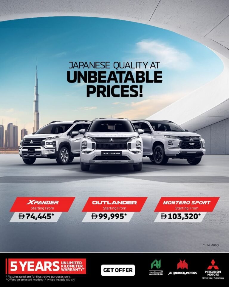 Mitsubishi Unbeatable Price offers
