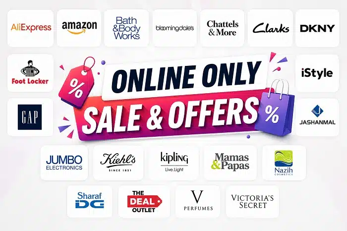 Online sale and offers