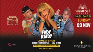 Stand Up Comedy Show Fady Raidy in Abu Dhabi