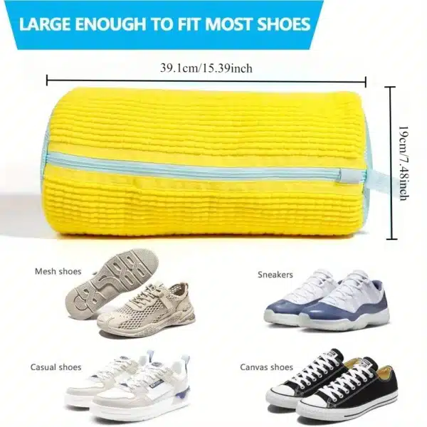 Durable Shoe Washing Machine Bag for All Shoe Types - Image 3