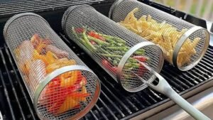 Stainless Steel BBQ Cage Grill Cage