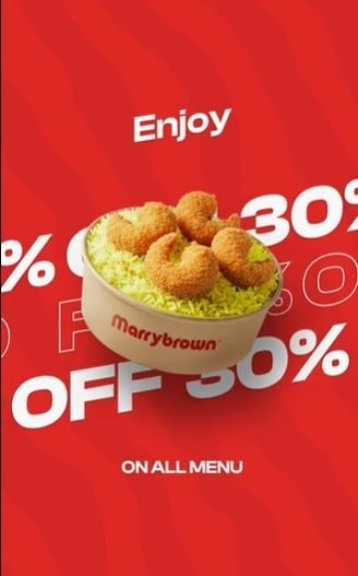 Marrybrown Black Friday offer